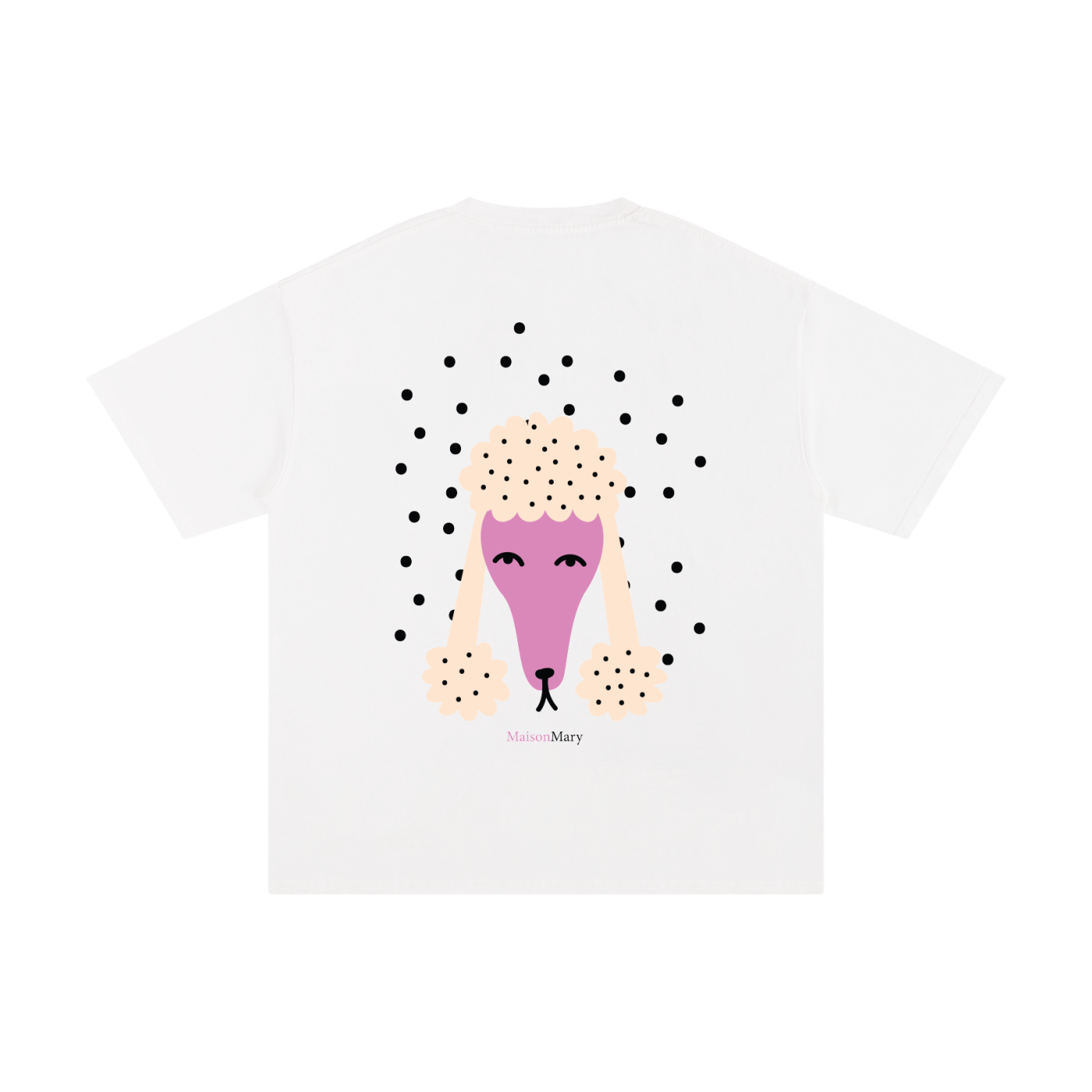 Poka Poo - Premium Tee in Cream